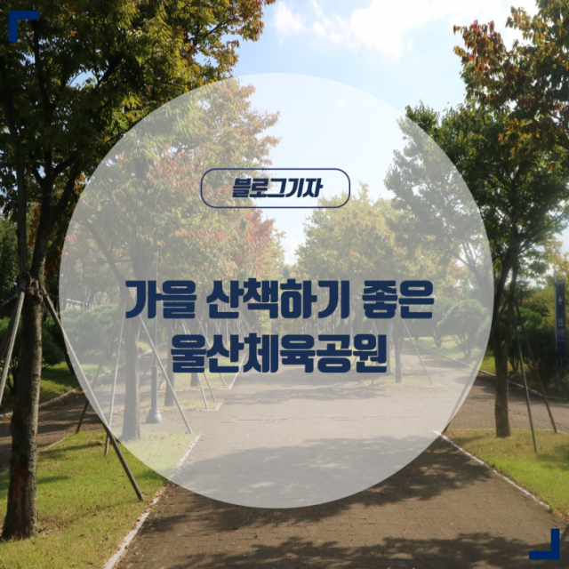 [블로그기자] 가을 산책하기 좋은 울산체육공원