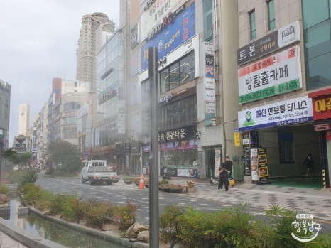 [블로그 기자] 시원하게 더위를 식혀주는 쿨링포그 삼산 디자인거리 사진 4