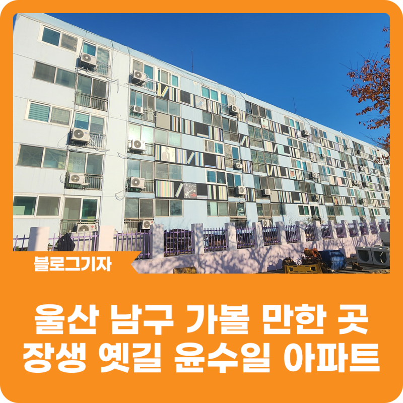 [블로그 기자] 울산 남구 가볼 만한 곳, 로제의 아파트 열풍으로 인기가 치솟는 장생 옛길 윤수일 아파트