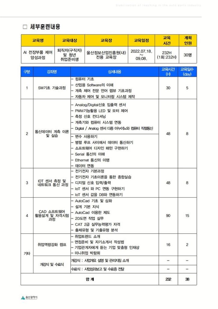 [명예기자] 울산에서 인공지능, AI 직업훈련을 무료로 받을 수 있다? 사진 3